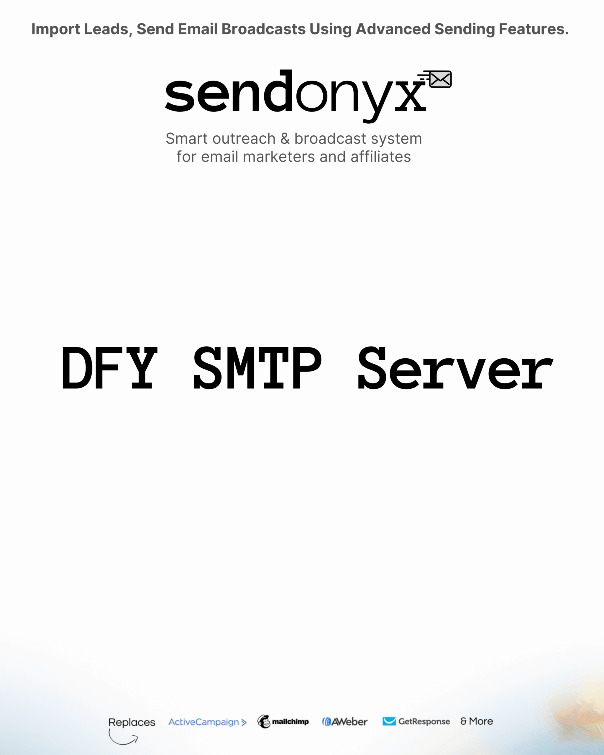 New SendOnyx DFY Server